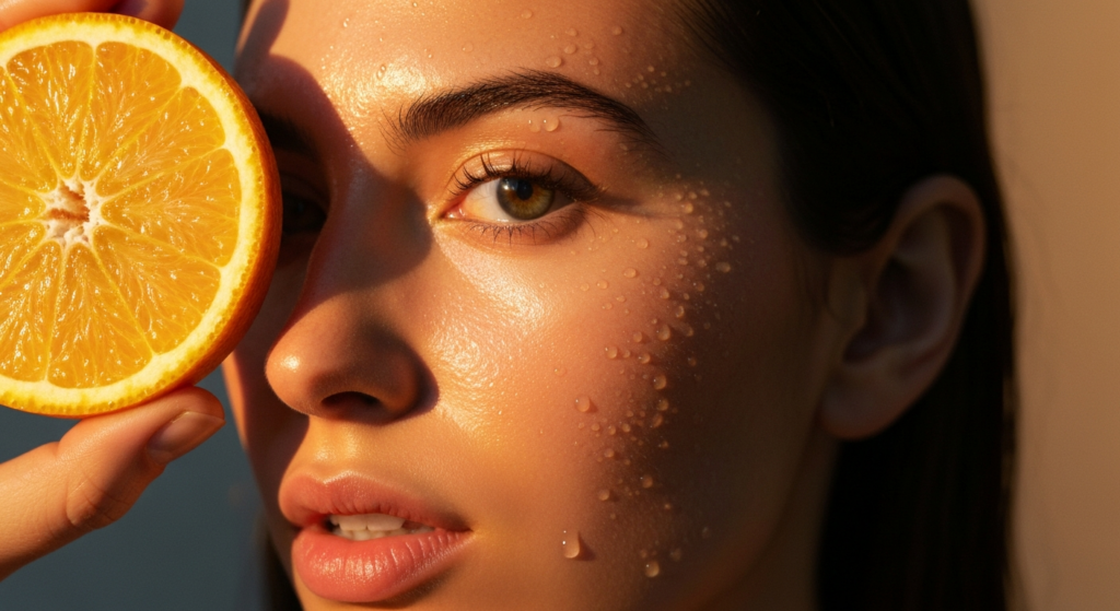 Witamina C na twarz: Rozświetlenie i blask w stylu Clean Beauty